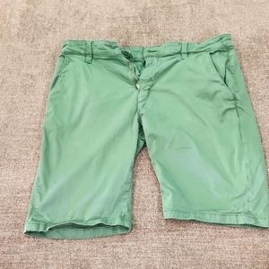 Mavi Jeans Brand Jacob Shorts Waist 36" Olive Green